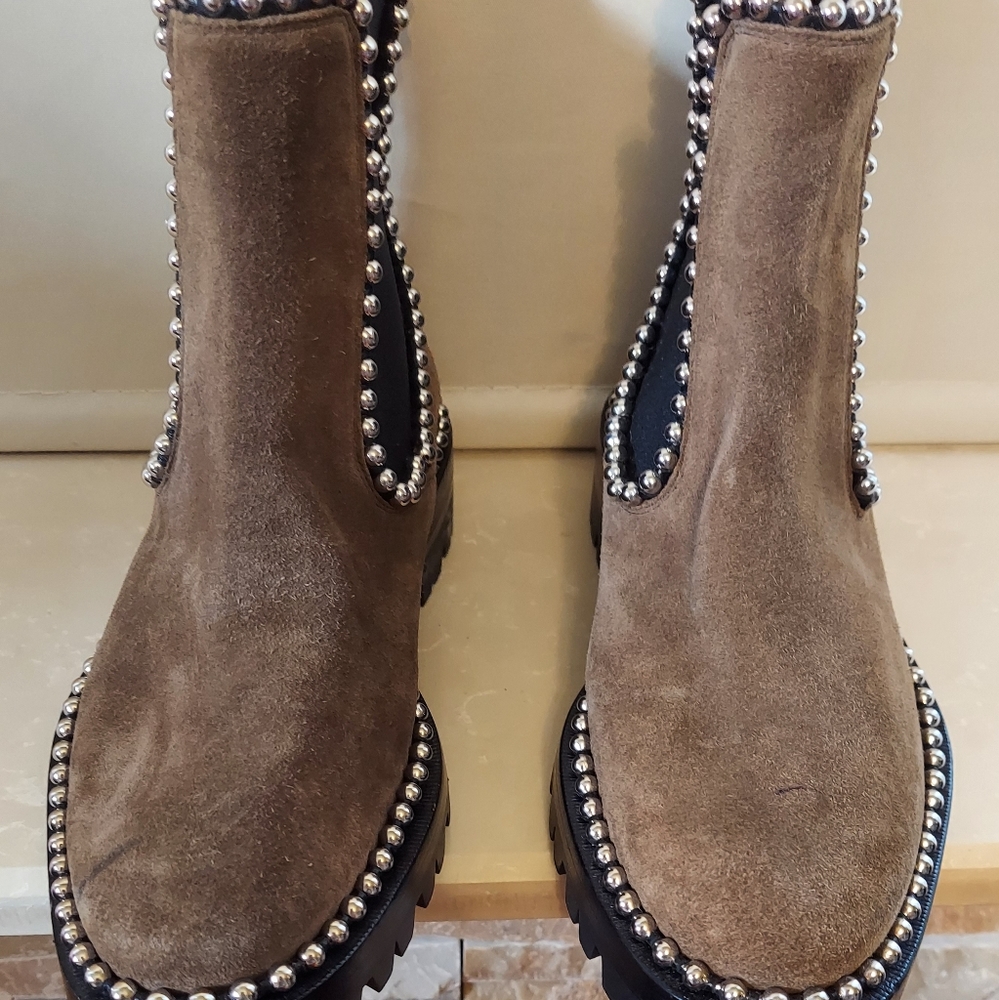 Alexander Wang Spencer suede boots - Picture 4 of 16